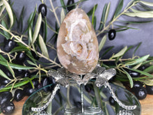 Load image into Gallery viewer, Brown Flower Agate Crystal Egg