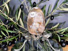 Load image into Gallery viewer, Brown Flower Agate Crystal Egg