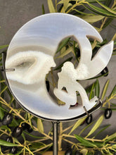 Load image into Gallery viewer, Calming Agate Moon & Fairy With Geode