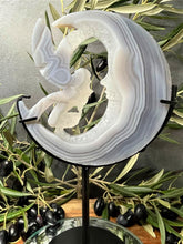 Load image into Gallery viewer, Natural Fairy & Moon Crystal Agate Carving Home Décor
