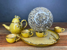 Load image into Gallery viewer, AAA Grade Rare Crystal Ocean Jasper Orbicular Sphere Defined Eye Circles