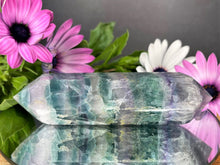 Load image into Gallery viewer, Chakra Third Eye Colorful Fluorite Double Point