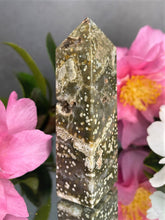 Load image into Gallery viewer, High Quality Ocean Jasper Orbicular Tower Healing Home Décor