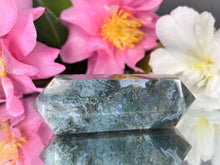 Load image into Gallery viewer, Natural Crystal Moss Agate Double Point