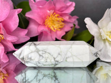 Load image into Gallery viewer, Healing Howlite Crystal Double Point
