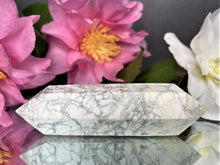 Load image into Gallery viewer, Meditation Healing Howlite Crystal Double Point
