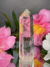 Load image into Gallery viewer, Transparent Clear Quartz Crystal Tower Chakra Healing