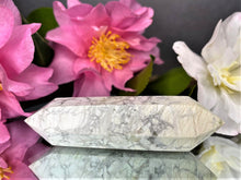Load image into Gallery viewer, Meditation Healing Howlite Crystal Double Point