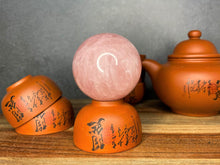 Load image into Gallery viewer, High Quality Rose Quartz Crystal Sphere Meditation Healing