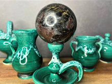 Load image into Gallery viewer, Natural Astrophyllite With Garnet Crystal Sphere Chakra Healing