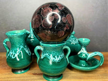 Load image into Gallery viewer, Stunning Astrophyllite With Garnet Natural Crystal Sphere