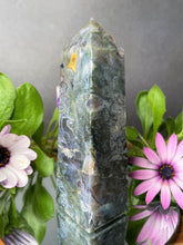 Load image into Gallery viewer, Natural Crystal Colorful Moss Agate Stone Tower