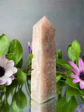 Load image into Gallery viewer, Chakra Healing Pink Amethyst Crystal Tower Point