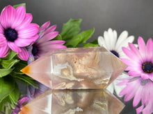 Load image into Gallery viewer, Natural Crystal Flower Agate Double Point Healing