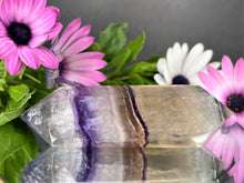 Load image into Gallery viewer, Chakra Third Eye Colorful Fluorite Double Point
