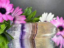 Load image into Gallery viewer, Chakra Third Eye Colorful Fluorite Double Point
