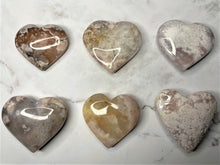 Load image into Gallery viewer, Pink Amethyst And Flower Agate Quartz Crystal Love Heart