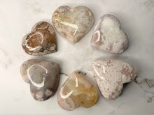 Load image into Gallery viewer, Pink Amethyst And Flower Agate Quartz Crystal Love Heart