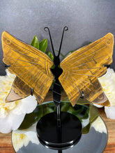 Load image into Gallery viewer, Powerful Tiger Eye Crystal Butterfly Wings