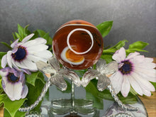 Load image into Gallery viewer, Confidence Carnelian Crystal Sphere Chakra Healing