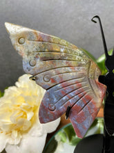 Load image into Gallery viewer, Colorful Moss Agate Butterfly Wings