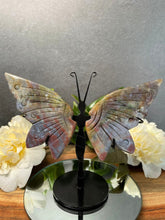 Load image into Gallery viewer, Colorful Moss Agate Butterfly Wings