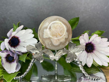 Load image into Gallery viewer, Stunning Flower Agate Crystal Sphere Chakra Healing