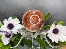 Load image into Gallery viewer, Stunning Fire Quartz Hematoid Crystal Sphere