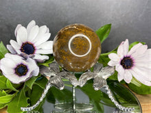 Load image into Gallery viewer, Natural Brown Crystal Moss Agate Sphere
