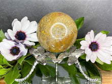 Load image into Gallery viewer, Natural Autumn Ocean Jasper Crystal Sphere