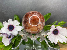 Load image into Gallery viewer, Stunning Fire Quartz Hematoid Crystal Sphere