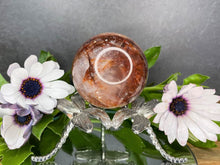 Load image into Gallery viewer, Stunning Fire Quartz Hematoid Crystal Sphere