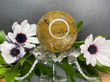 Load image into Gallery viewer, Mother Nature Earthy Ocean Jasper Crystal Sphere
