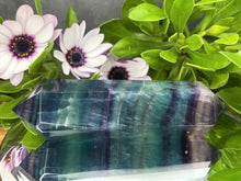 Load image into Gallery viewer, Colorful Fluorite Crystal Double Point Third Eye Chakra