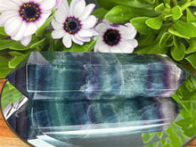 Load image into Gallery viewer, Colorful Fluorite Crystal Double Point Third Eye Chakra
