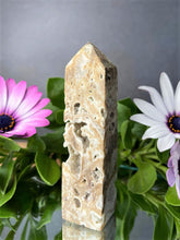 Load image into Gallery viewer, Sphalerite Crystal Tower With Geode Druzy