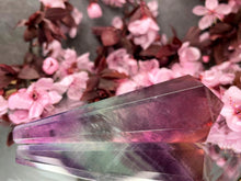 Load image into Gallery viewer, Healing Vibrations Candy Fluorite Crystal Point Wand