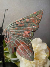Load image into Gallery viewer, Stunning Plum Blossom Jasper Crystal Butterfly Wings