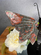 Load image into Gallery viewer, Stunning Plum Blossom Jasper Crystal Butterfly Wings