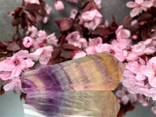 Load image into Gallery viewer, New Candy Fluorite Natural Crystal Point Wand