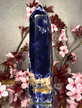 Load image into Gallery viewer, Stunning Blue Sodalite Crystal Tower Point