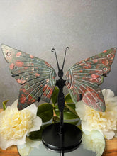 Load image into Gallery viewer, Stunning Plum Blossom Jasper Crystal Butterfly Wings