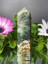 Load image into Gallery viewer, Natural Ocean Jasper Crystal Tower Healing Décor