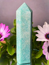 Load image into Gallery viewer, Natural Amazonite Crystal Tower Chakra Healing