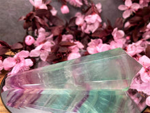 Load image into Gallery viewer, Natural Candy Fluorite Crystal Point Stone Wand
