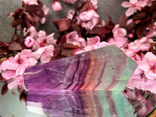 Load image into Gallery viewer, New Candy Fluorite Natural Crystal Point Wand