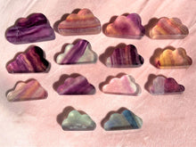 Load image into Gallery viewer, Candy Fluorite Mini Cloud Crystal Carving