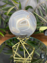 Load image into Gallery viewer, Stunning Agate With Banding Crystal Sphere
