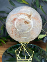 Load image into Gallery viewer, XL Flower Agate Crystal Sphere Chakra Healing