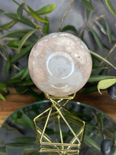Load image into Gallery viewer, Flower Agate Crystal Sphere Mediation Healings